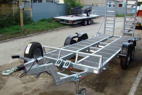 Прицеп для мини тракторов / экскаваторов